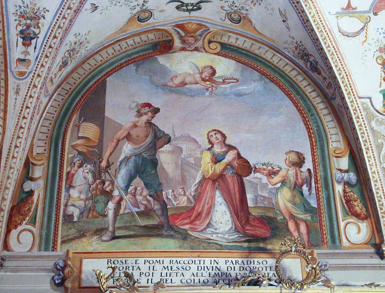 Camera del granduca. Sante, Dorotea -  Villa di Poggio Imperiale